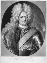 August II. (1670-1733) König von Polen, 1710